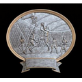 Basketball, Female Oval Sport Legend Plates - 6"